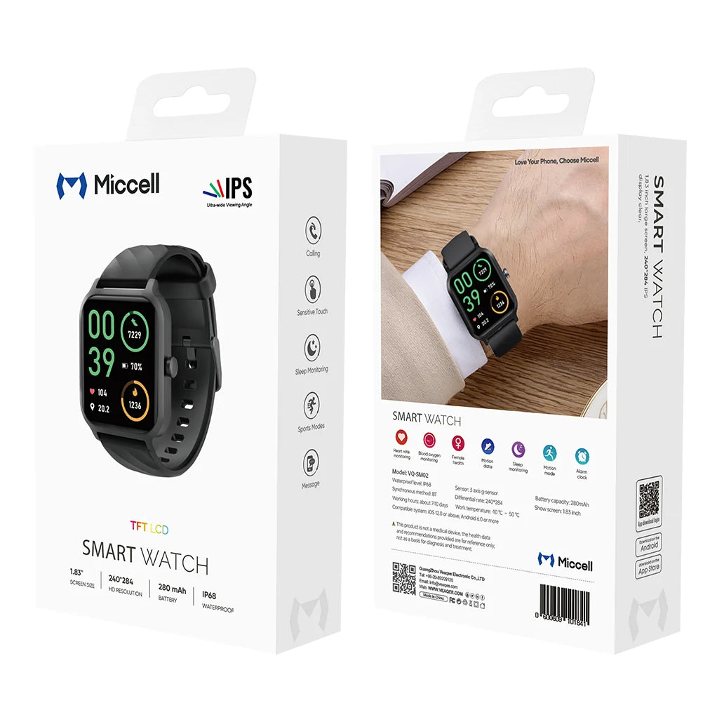 BT Calling Sports Smart Watch VQ - SM02B
