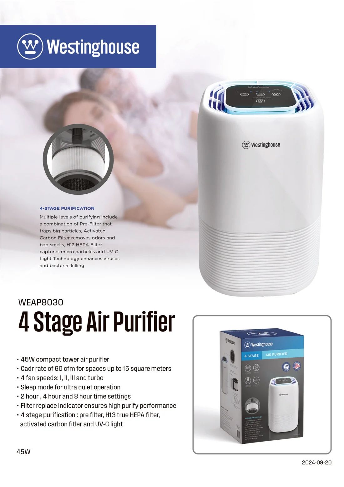 4-Stage Air Purifier - WEAP8030