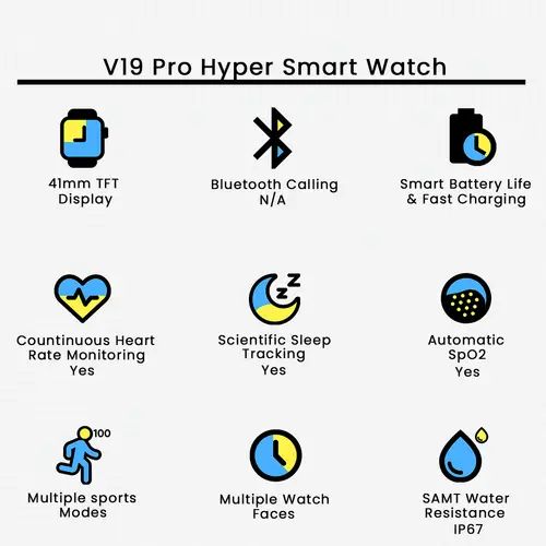 V19 Pro Hyper Smart Watch