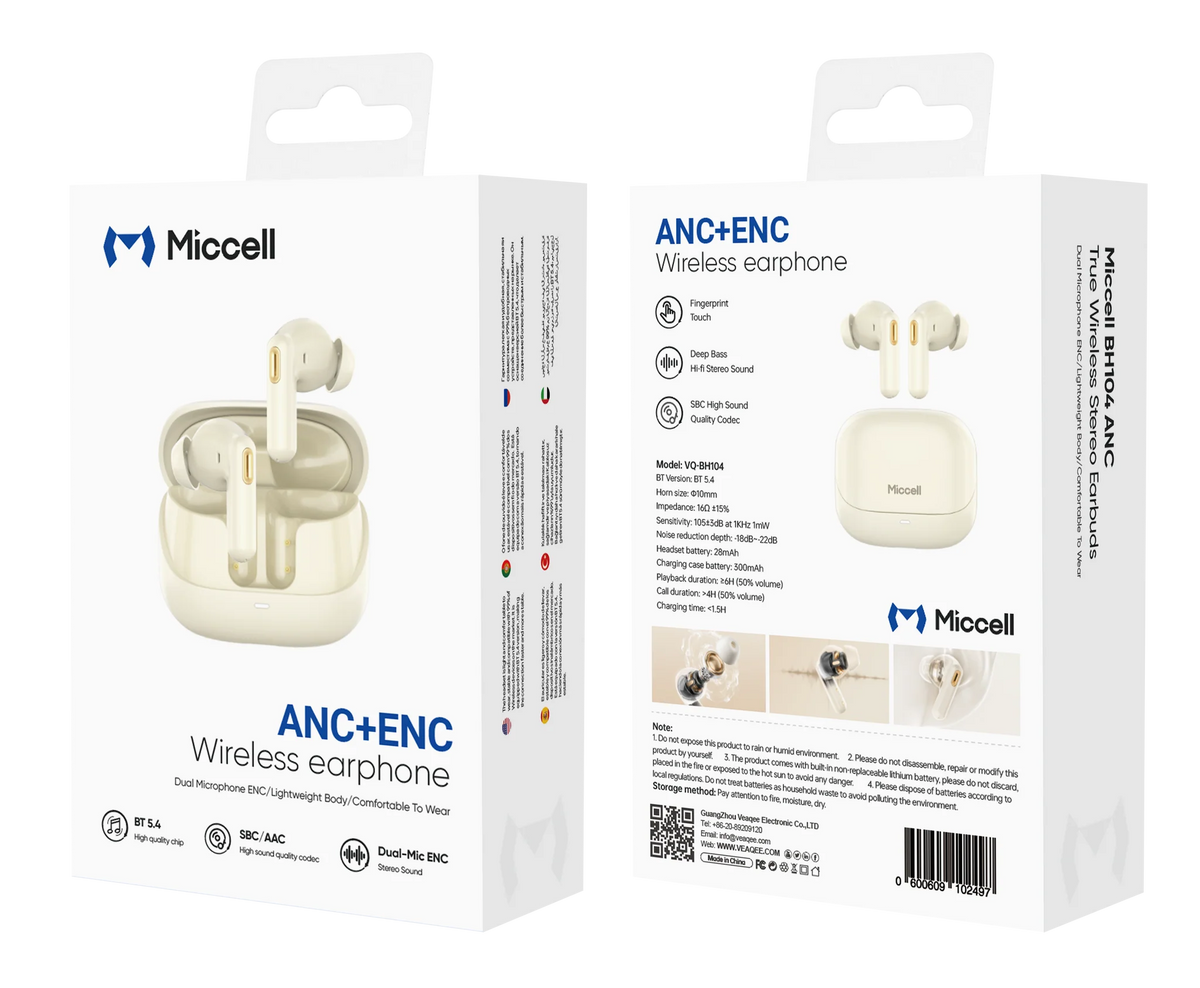 Wireless Earbuds (ANC + ENC) VQ - BH104