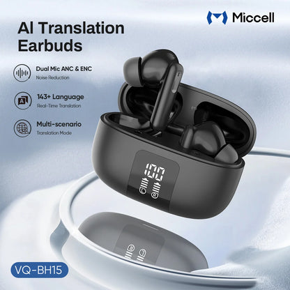 AI Translation Earbuds (ANC+ENC) VQ - BH15
