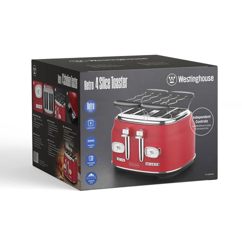 RETRO 4 SLICE TOASTER - WKTTBD809