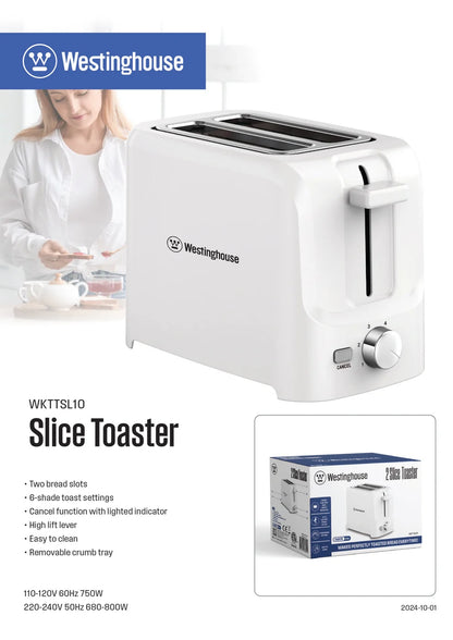 2 Slice Toaster Simple Life - WKTTSL10