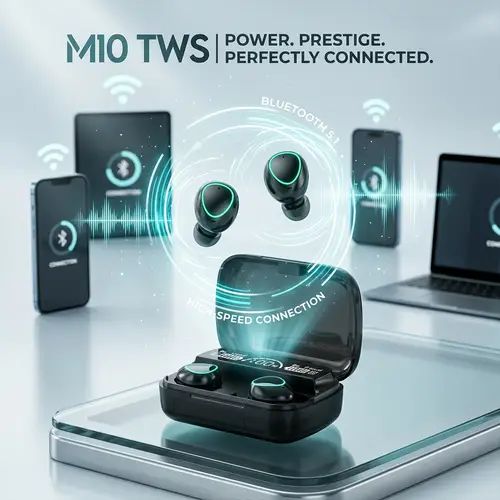 M10 TWS Wireless Earbuds