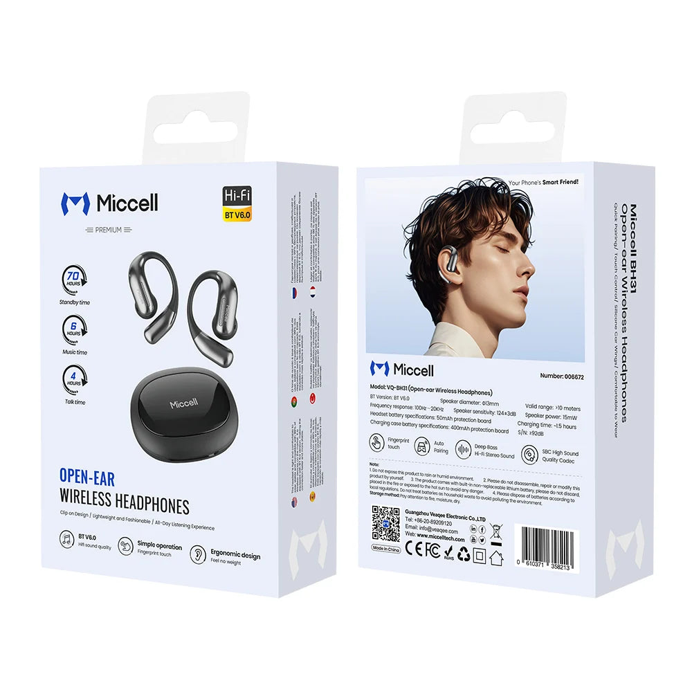 OPEN-EAR WIRELESS HEADPHONE VQ - BH31